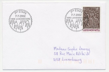 Cover / Postmark Luxembourg 2002