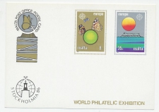 Publicity postcard Malta 1986