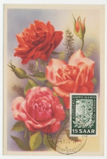 Maximum card Germany / Saar 1951