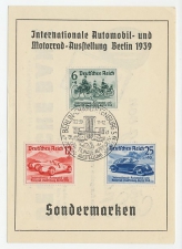 Card / Postmark Deutsches Reich / Germany 1939