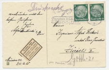 Card / Postmark Deutsches Reich / Germany 1936