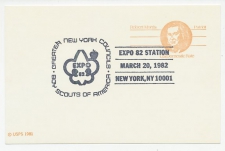 Card / Postmark USA 1982
