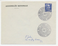 Cover / Postmark France 1953