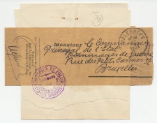 Service wrapper  / Postmark Belgium 1923