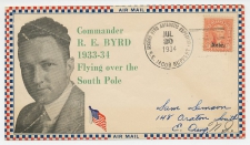 Cover / Postmark USA 1934