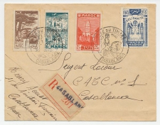 Registered cover / Postmark Morocco 1945