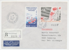 Registered cover French Southern and Antarctic Territories