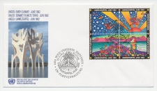 Cover / Postmark United Nations 1992