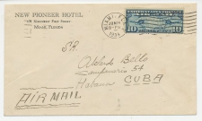 Cover / Postmark USA 1933