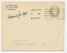 Postal stationery GB / UK 1911