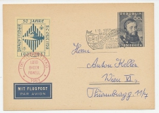 Card / Postmark / Label Austria 1957