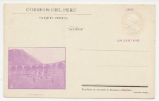 Postal stationery Peru 1899