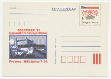 Postal stationery Hungary 1981