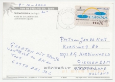 Postcard / ATM stamp Spain 2000e