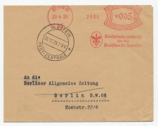 Cover / Postmark Germany 1929