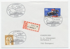 Registered cover / Postmark Germany 1978