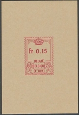 4 Essay cards - Meter stamps  Belgium 