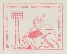 Proof / Test meter cover Netherlands 1966