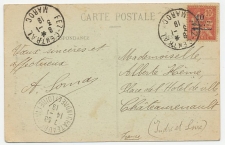 Postcard / Postmark Morocco 1919