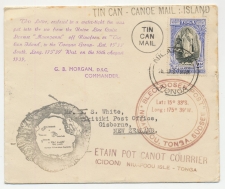 Cover / Postmark Tonga  Niuafoou Island 1939