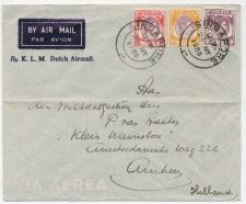  Cover / Postmark Singapore - Malaya - Netherlands 1938