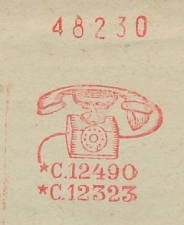 Meter cover Denmark 1947
