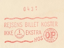 Meter cover Denmark 1961