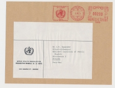 Address Label Switzerland 1976