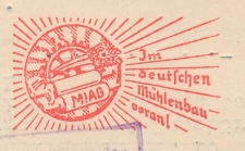 Meter card Deutsche Reichspost / Germany 1937