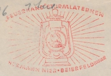Censored meter cover Deutsche Reischspost / Germany 1941