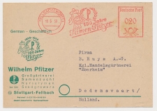 Illustrated meter card Germany 1950