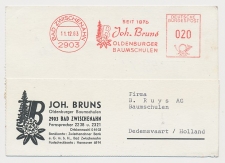 Meter card Germany 1963