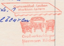 Meter card Germany 1981