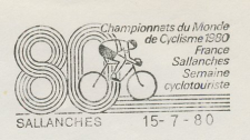 Cover / Postmark France 1980