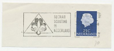 Postmark cut Netherlands 1970