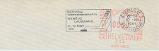 Postmark cut Switzerland 1961