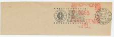 Postmark cut Switzerland 1954