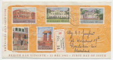 Registered cover / Postmark Suriname 1961