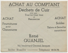 Postal cheque cover Belgium
