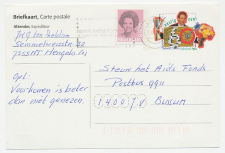 Postal stationery Netherlands 1992 - Uprated for charity