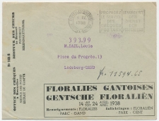 Postal cheque cover Belgium