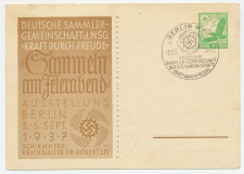 Postal stationery Germany 1937