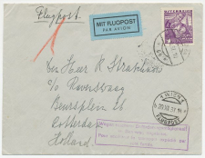 Airmail Cover / Postmark Austria - Netherlands  1937