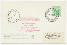 Postcard / Postmark Belgium 1953