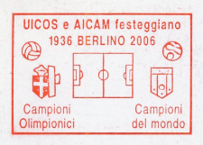 Specimen meter card Italy / Germany 2006