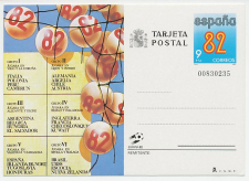 Postal stationery Spain 1982