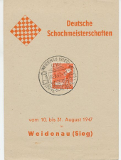 Card / Postmark Germany 1947