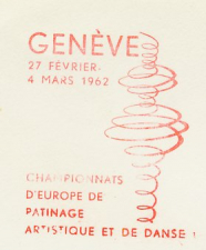 Proof / Test meter cover Switzerland 1962