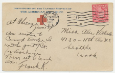 Card / Postmark USA 1919