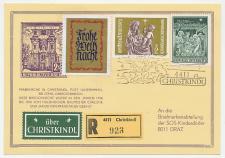 Registered card / Postmark Austria 1972